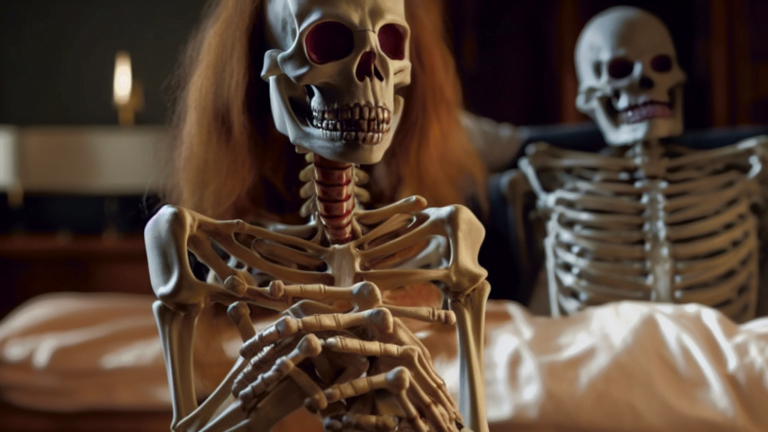 AI-Generated Effect Frame – Skeleton (Morphed)